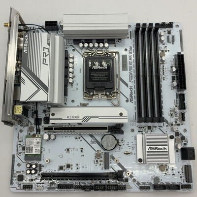 【宇都宮鶴田店】中古  ASRock B760M Pro RS WiFi White(B760 1700 mATX DDR5) 5280001929 