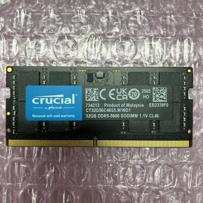 【町田店】中古  PC5-44800 32GB ノート用(DDR5-5600) 177968 