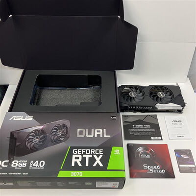 【仙台店】中古  ASUS Dual GeForce RTX 3070 V2 OC エディション8GB GDDR6 (LHR版) 3240008694 