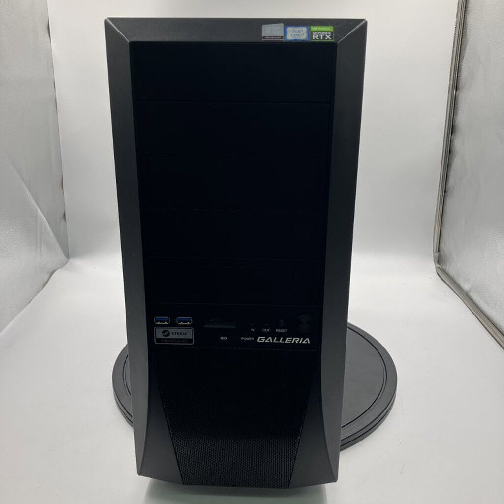 中古 THIRDWAVE GALLERIA XF (i7 9700K/16GB/SSD512GB/HDD2TB/RTX2070
