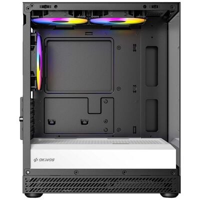 Okinos  Aqua UNO Zebra (MicroATX ガラス ブラックホワイト) 