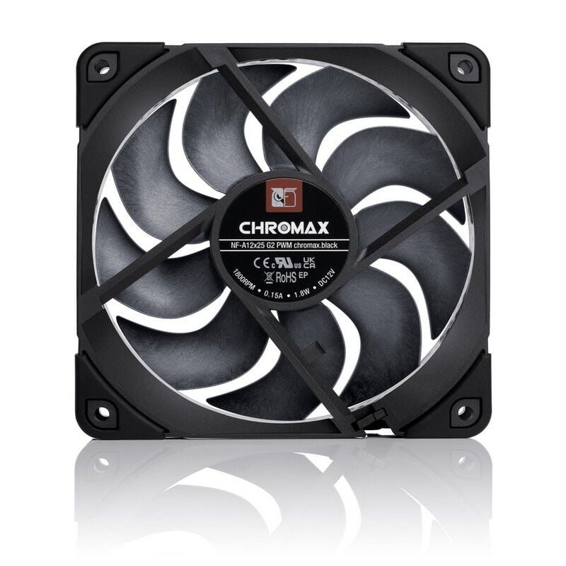 noctua NF-A12x25 G2 PWM chromax.black NF-A12X25-G2-PWM-CH-BK