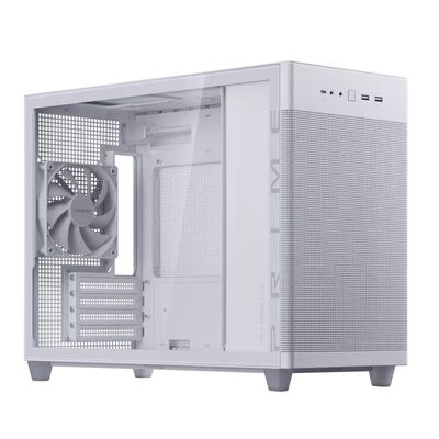 ASUS  Prime AP201 Tempered Glass MicroATX Case (AP201 ASUS PRIME CASE TG WHITE EDITION ホワイト) 