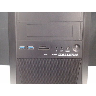 【前橋ｲﾝﾀｰｱｶﾏﾙ店】中古  GALLERIA ZJ(i7 8700/16GB/SSD256GB/HDD1TB/GTX1060/W11H) 4540002162 