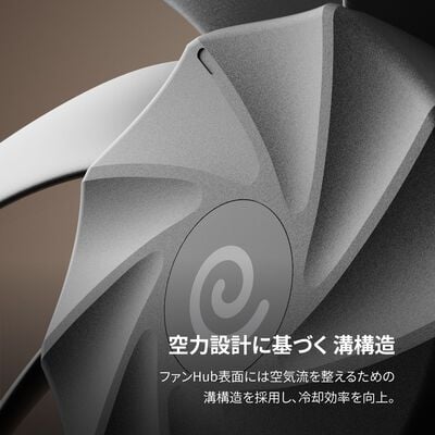 HAVN  H18 Black Fan HVN-FS-H1840-02 (180mm ブラック) 