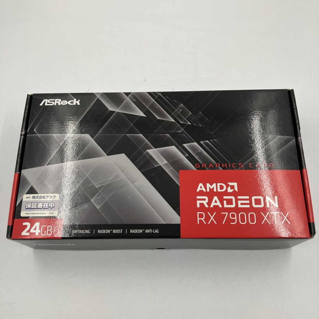 【中古品】ASRock RX7900XTX 24GB グラフィックボード 中古】ASRock Radeon RX 7900 XTX Phantom Gaming 24GB OC(RX7900XTX