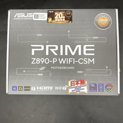 【熊本浜線店】中古  ASUS PRIME Z890-P WIFI-CSM (Z890 1851 ATX DDR5) 172182 
