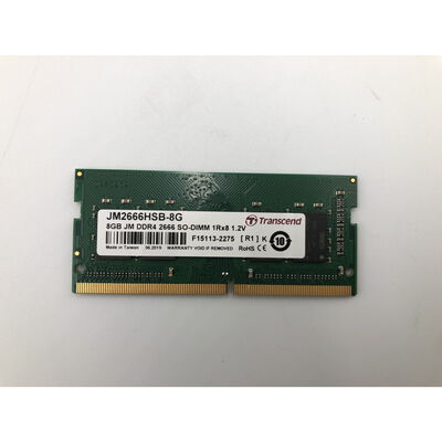 【水戸赤塚店】中古  Transcend JetRam JM2666HSB-8G SODIMM DDR4-2666 (PC4-21300 8GBノート用) 4680003786 