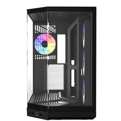 HYTE  Y50 RGB Pitch Black (E-ATX ガラスパネル ブラック) 
