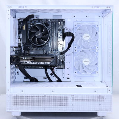 【通販センター】中古  デスクトップPC SURUGA 5000XR(AMD Ryzen 7 5700X/32GB/SSD1TB/なし/NVIDIA GeForce RTX5060 8G/W11H64)ホワイト 189561 