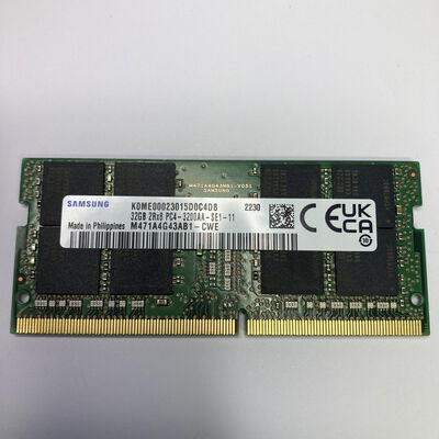 【札幌店】中古  DDR4 PC4-25600 32GB SODIMM ノート用 148255 