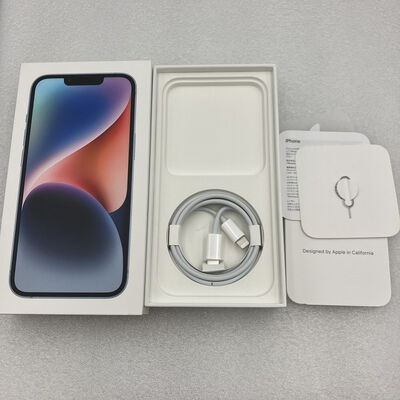 【新潟店】中古  【docomo版SIMフリー】Apple iPhone14 6.1インチ 128GB (ブルー) MPVJ3J/A 154873 