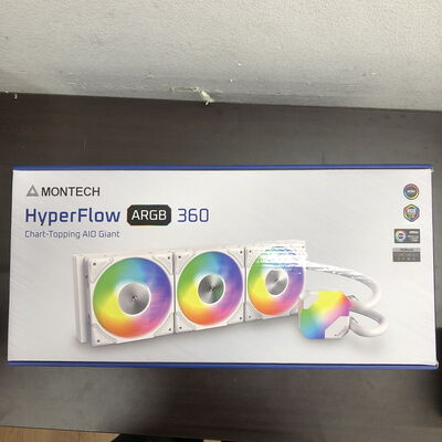 【福山ココローズ店】中古  MONTECH HyperFlow ARGB 360 (W)(1150-2066 AM3-5) 5090001003 