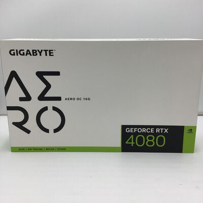 【白山FM松任店】中古  GIGABYTE　GeForce RTX 4080 16GB AERO OC　GV-N4080AERO OC-16GD 4950001236 