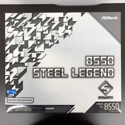【長野稲里店】中古  ASRock B550 Steel Legend (B550 AM4 ATX DDR4) 142936 