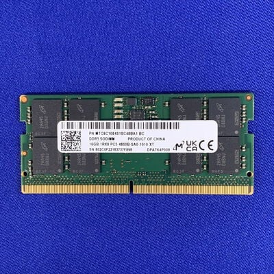 【横浜駅前店】中古  PC5-38400 16GB ノート用(DDR5-4800) 158769 