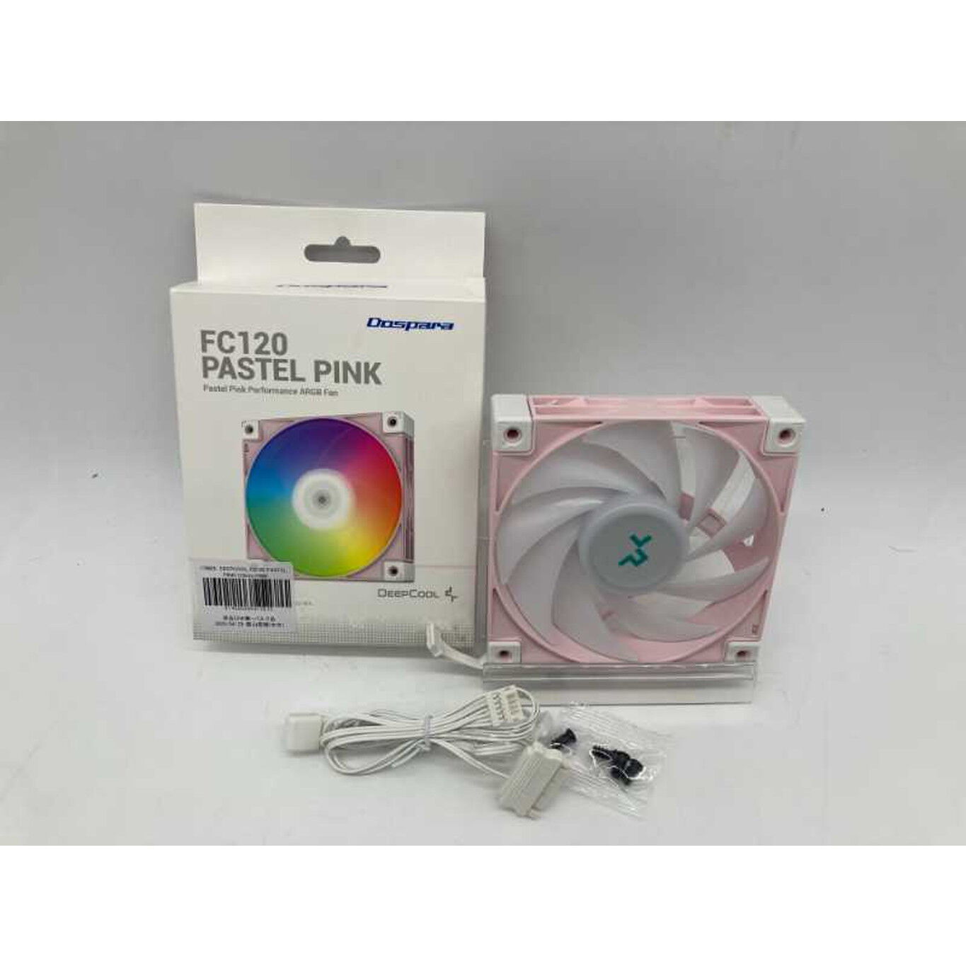 4個セット FC120 パステルピンク ドスパラ RGB ケースファン 4個セット FC120 パステルピンク ドスパラ RGB ケースファン