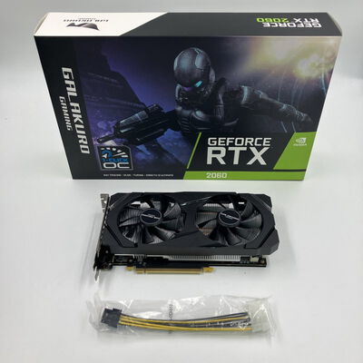 【なんば店】中古  玄人志向 GF-RTX2060-E6GB/BLW (RTX2060 6G GDR6) 138902 