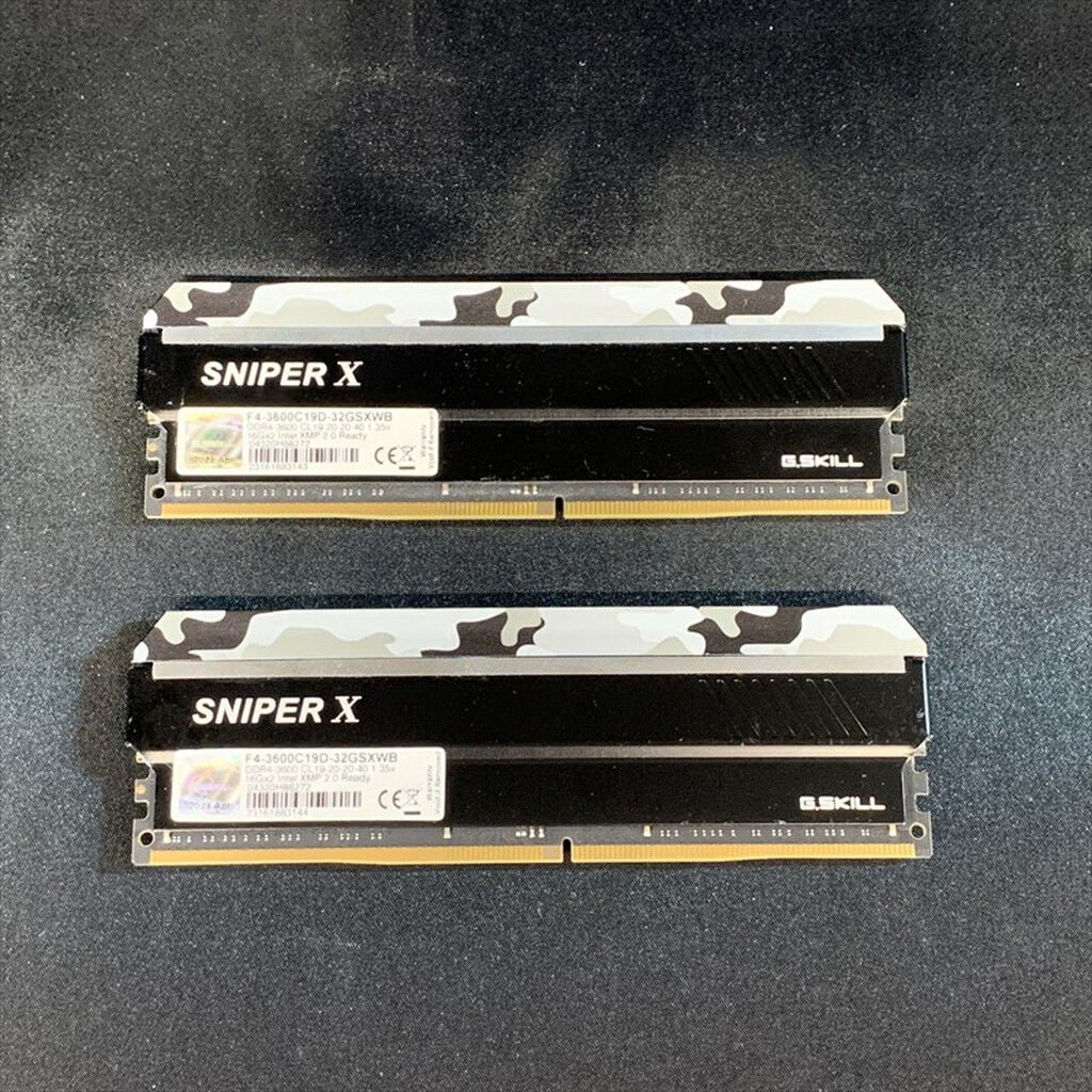 中古 16GB 2枚組(合計32GB) PC4-28800/DDR4-3600 デスクトップ用