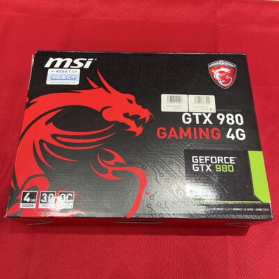 【静岡東瀬名店】中古  MSI GTX 980 GAMING 4G(GTX980 4G GDR5) 130850