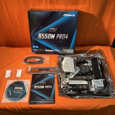 【なんば店】中古  ASRock B550M Pro4 (B550 AM4 mATX DDR4) 142938 