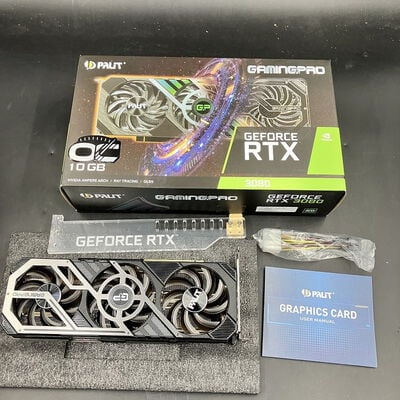 【大須店】中古  Palit GeForce RTX 3080 GamingPro OC NED3080S19IA-132AA (RTX3080 10G) 143516 