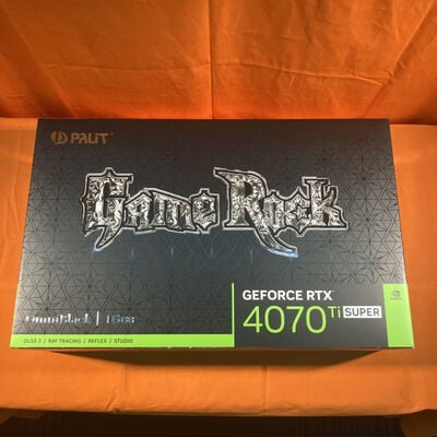 【なんば店】中古  Palit NED47TS019T2-1020Q (RTX4070Ti Super GameRock OmniBlack 16GB) 3280022020 
