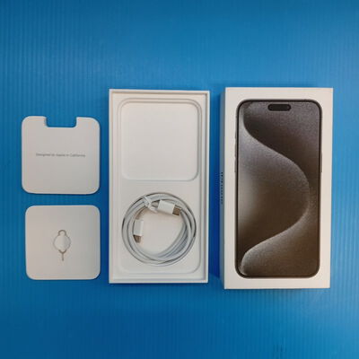【大須店】中古  【国内版SIMフリー】Apple iPhone15 Pro Max 256GB ブラックチタニウム MU6P3J/A 161250 