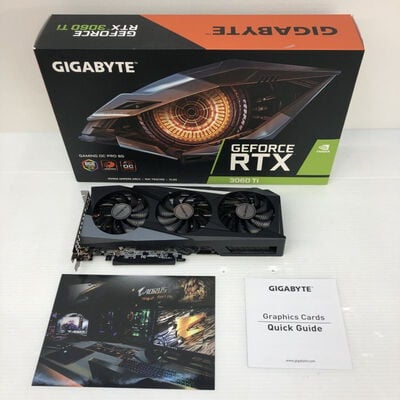 【徳島住吉店】中古  GIGABYTE GV-N306TGAMINGOC PRO-8GD (RTX3060Ti 8GB) 144191 