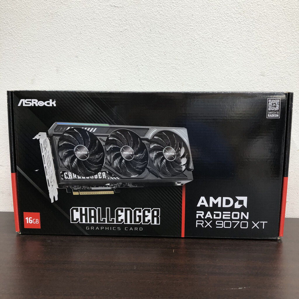 中古 ASRock RX9070XT CL 16G (RX9070XT Challenger 16G) 5090000874