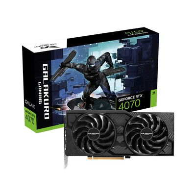 玄人志向  GG-RTX4070-E12GB/DF (GeForce RTX 4070 12GB) 