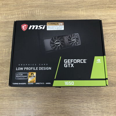 【津ラッツ店】中古  MSI GeForce GTX 1650 4GT LP(4GB PCI-E) 4990001702 
