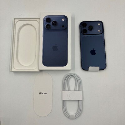 【なんば店】中古  Apple iPhone17 Pro 256GB ディープブルー 【国内版SIMフリー】 MG874J/A 182995 