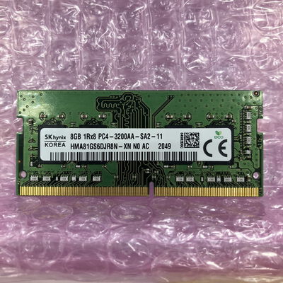 【富士青葉店】中古  SKhynix ノートPC用メモリ(PC4-25600 8GB DDR4-3200) 5070002286 