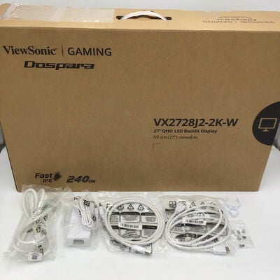 【白山FM松任店】中古  Viewsonic VX2728J2-2K-W-7 (27"W 2H1DP 240Hz WQHD) 4950001328 