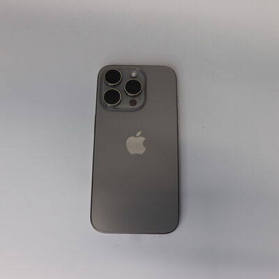【札幌店】中古  【国内版SIMフリー】Apple iPhone15 Pro 6.1インチ 128GB ナチュラルチタニウム MTU93J/A 161194 