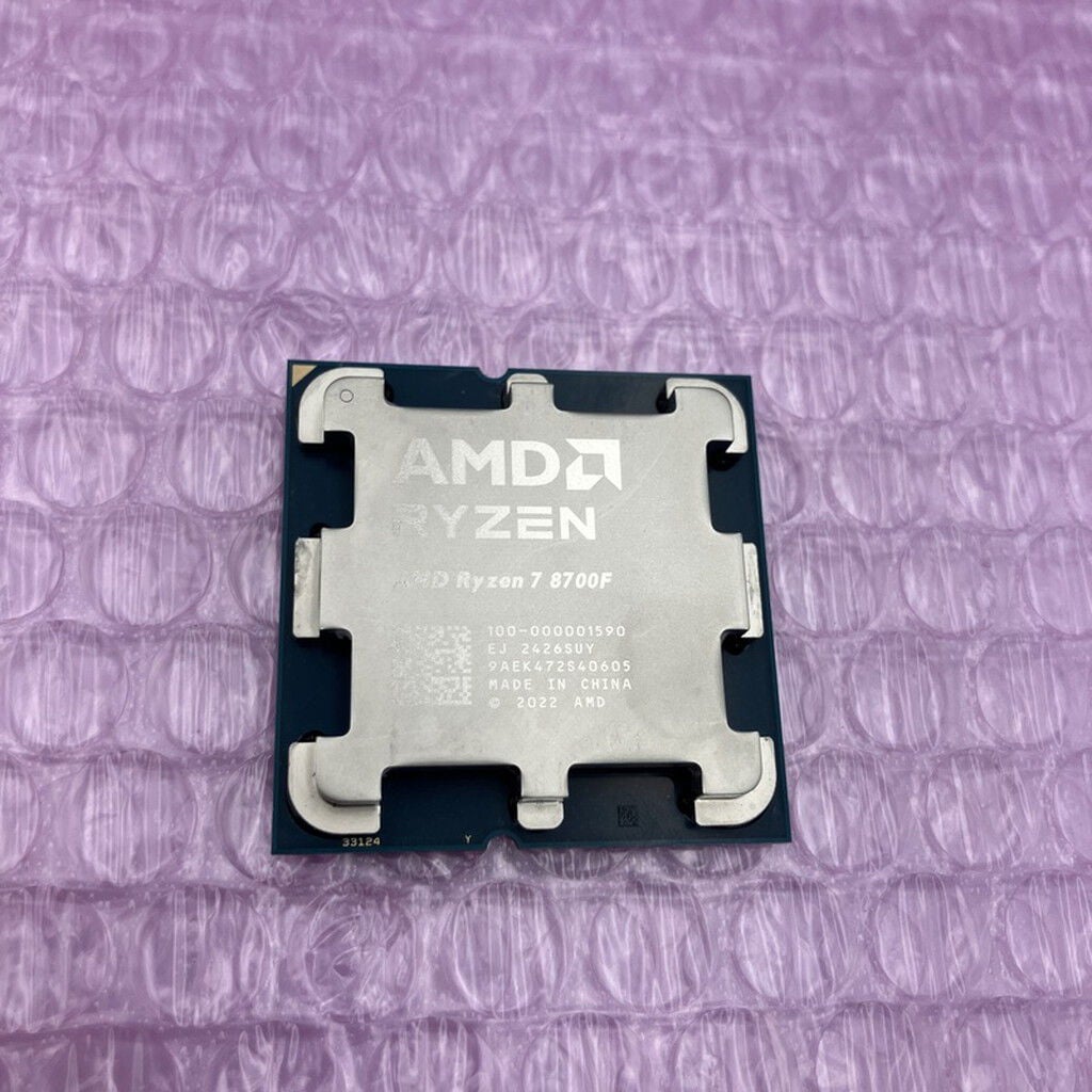 中古 AMD Ryzen 7 8700F (AM5/4.1GHz/24M/C8/T16/65W) 166431 （392655