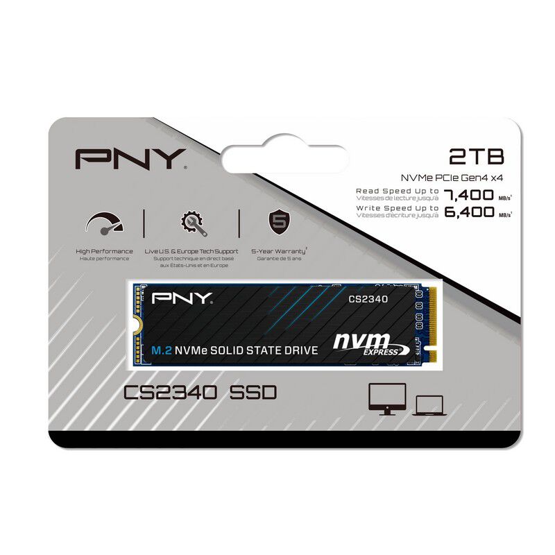 PNY CS2340 M280CS2340-2TB-TB (M.2 2280 Gen4 2TB) ｜ パソコン通販の