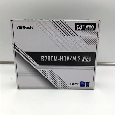 【白山FM松任店】中古  ASRock B760M-HDV/M.2 D4 (B760 1700 mATX DDR4) 4950001150 