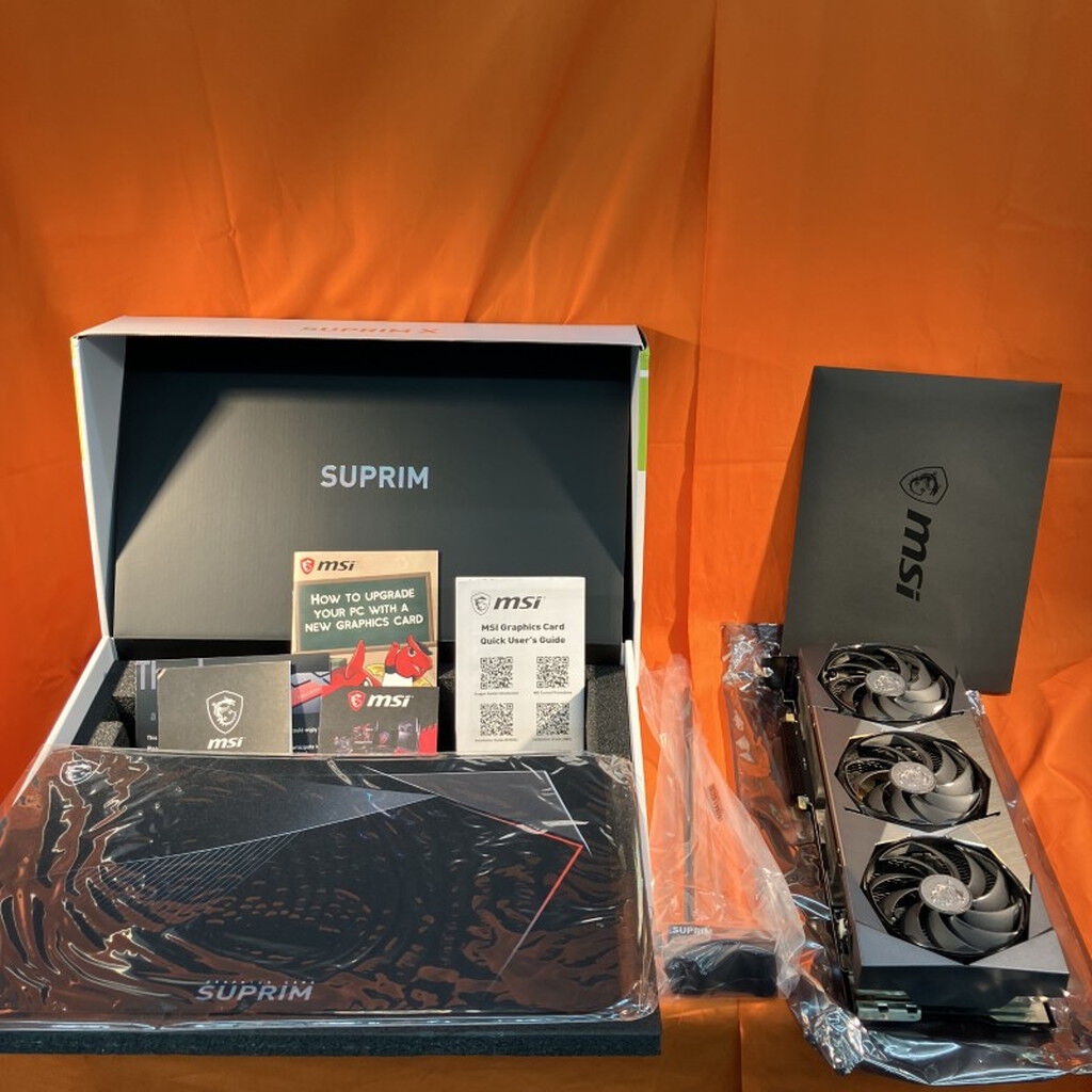 【中古、美品】msi GeForce RTX3080Ti 12GB MSI NVIDIA GeForce RTX 3080 Ti SUPRIM X 12G GDDR6X 12GB Graphics