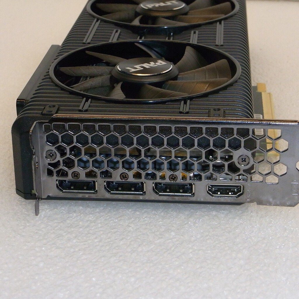 中古 【LHR版】Palit NE6306TS19P2-190AD V1 (RTX3060Ti Dual OC V1