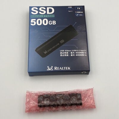 【甲府飯田店】中古  Realtek RTKPD-500U3A/GR (USB3.2・Gen1 外付 500GB) 4720002692 