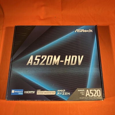 【なんば店】中古  ASRock A520M-HDV (A520 AM4 mATX DDR4) 143667 