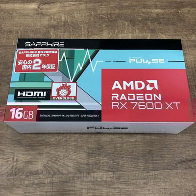 【宇都宮鶴田店】中古  SAPPHIRE 11339-04-20G(PULSE RX7600XT GAMING OC 16GB) 166366 