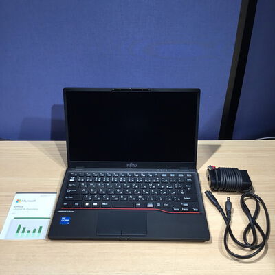 【松山環状枝松店】中古  FUJITSU LIFEBOOK U6312/K (INTEL Core i5 1245U /16GB/SSD256GB/-/オンボード/13.3/1920x1080/Wi-Fi/WEBCAM/W11H64/MicrosoftOffice H&B 2024付) 181332 