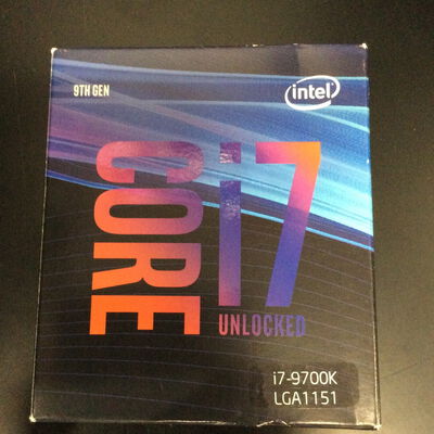【座間相武台】中古  INTEL Core i7 9700K (1151/3.60GHz/12M/C8/T8) 138481 