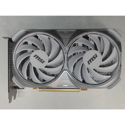 【前橋ｲﾝﾀｰｱｶﾏﾙ店】中古  MSI GeForce RTX 4060 VENTUS 2X WHITE 8G OC (RTX4060 8GB) 188919 