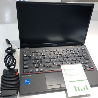 【姫路店】中古  FUJITSU LIFEBOOK U6312/K (INTEL Core i5 1245U /16GB/SSD256GB/-/オンボード/13.3/1920x1080/Wi-Fi/WEBCAM/W11H64/MicrosoftOffice H&B 2024付) 181332 