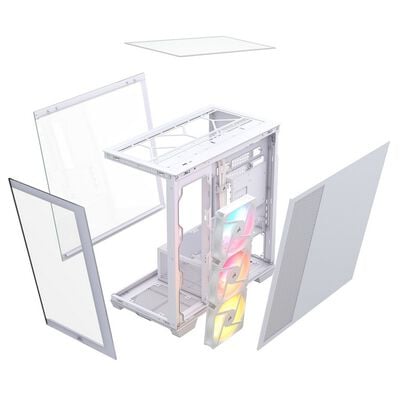 Corsair  2800X RS-R ARGB White CC-9011348-WW (MicroATX ガラスパネル ホワイト) 