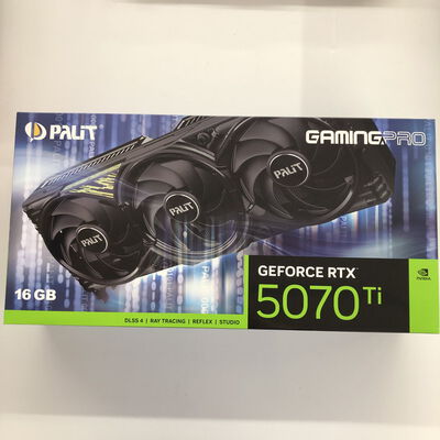 【福山ココローズ店】中古  Palit NE7507T019T2-GB2031A (RTX5070Ti GamingPro 16GB) 176552【8/14価格改定!】 